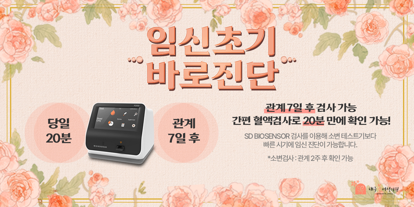 임신초기<br/>바로진단